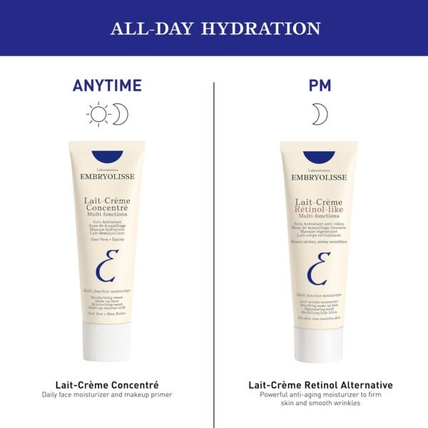 Embryolisse Lait-Crème Concentré, Multifunction Daily Moisturizer, Primer, and Makeup Remover, Suitable for All Skin Types. French Face Cream With Shea Butter & Aloe Vera - Image 7