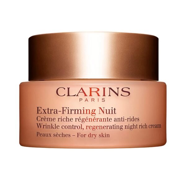 CLARINS Extra-Firming Night Cream | Anti-Aging Moisturizer | In Just 2 Weeks, Skin Appears Visibly Regenerated, Firmer and Tighter* | Evens Skin Tone | Nourishes and Soothes | Dry Skin Type | 1.6 Oz - Image 2