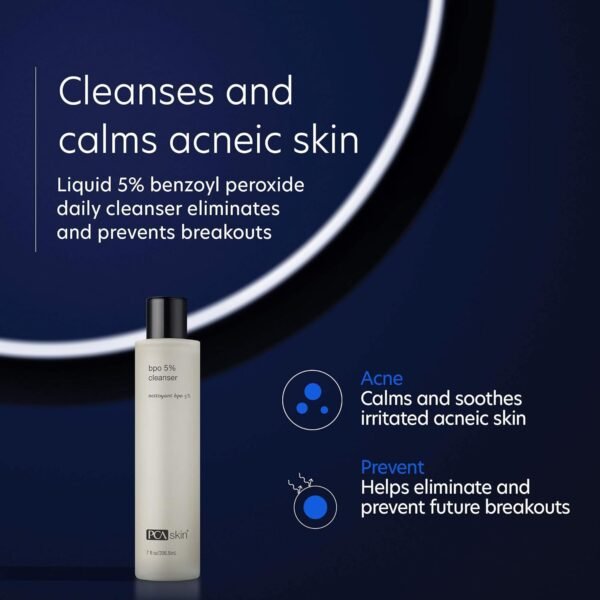 PCA SKIN The Acne Control Skin Care Set (Kit Includes BPO Facial Cleanser, Niacinamide Face Cream, Salicylic Acid Acne Gel, Retinol Treatment) - Image 6