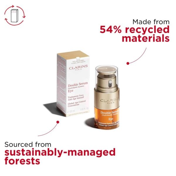 Clarins Double Serum Eye | Anti-Aging Eye Treatment | Visibly Smoothes, Firms, Hydrates and Revitalizes For More Youthful-Looking Eyes In Just 7 Days* | 13 Plant Extracts, Including Turmeric - Image 7