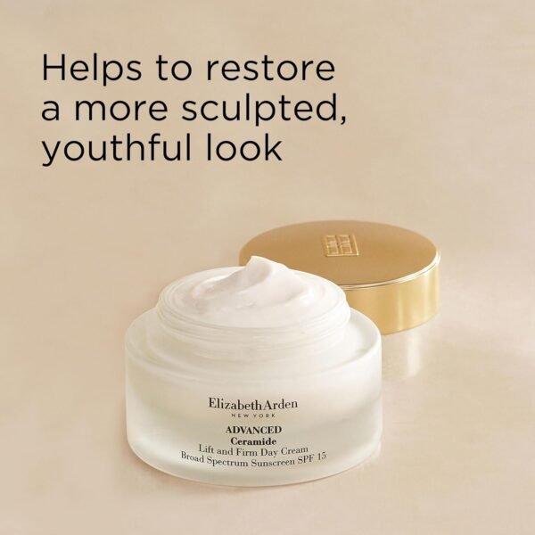 Elizabeth Arden Advanced Ceramide Lift and Firm Face Cream, Hydrating Moisturizer for Day or Night, Infused with Peptides, 1.7 fl oz - Image 6