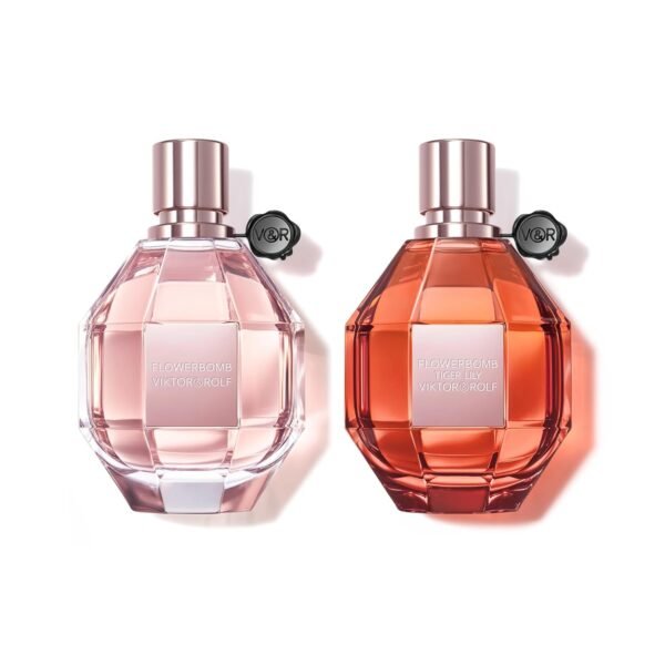 Viktor&Rolf - Flowerbomb Eau de Parfum & Tigerlily Eau de Parfum - Womens Perfume Bundle - Full Size, 3.4 Fl Oz Each - Image 2