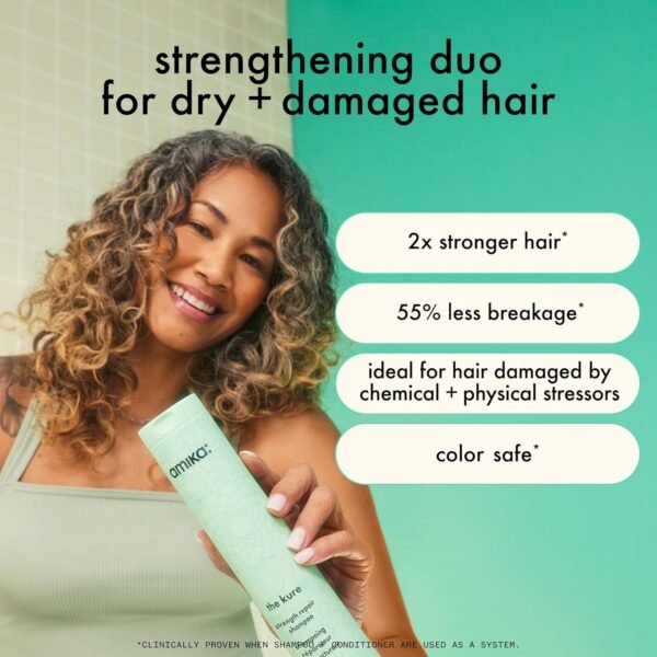 amika the kure strength repair shampoo - Image 3