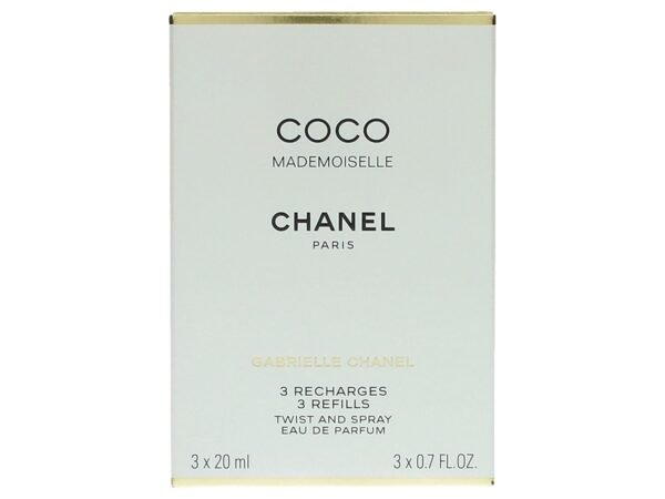 Chanel Chanel Coco Mademoiselle Twist & Spray Eau De Parfum Refill 3x20ml/0.7oz - Image 3