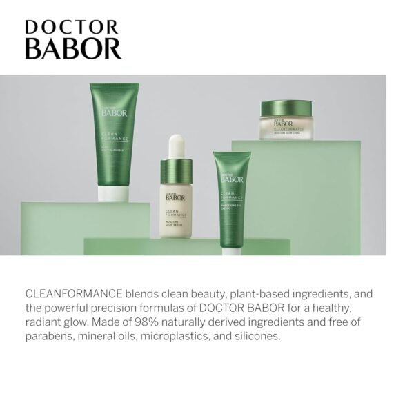 BABOR CLEANFORMANCE Moisture Glow Cream, Lightweight Daily Moisturizer with Light-Reflecting Pigments, Instant Glow and Hydration, Prebiotics & Probiotics Facial Cream, Radiant Even Complexion, 1.7 oz - Image 7