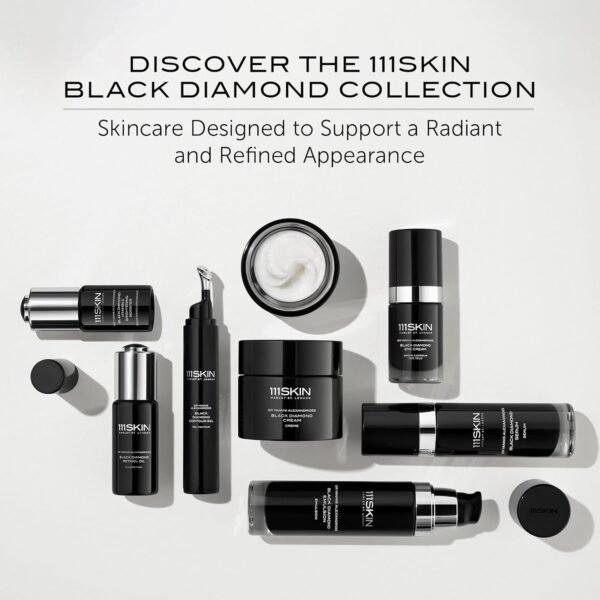 111SKIN Black Diamond Lifting & Firming Neck Mask, Hydrogel Neck Wrinkle Masks for Fine Lines & Sagging Skin on Chest & Décolletage with Peptide & Niacinamide, 5 Sheet Masks (1.45 fl oz Each) - Image 8