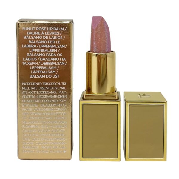 Tom Ford Soleil Sunlit Rose Mini Lip Balm - 01 Sunlit Rosy (Sheer Pink) - 0.01 oz / 2 g - Image 5