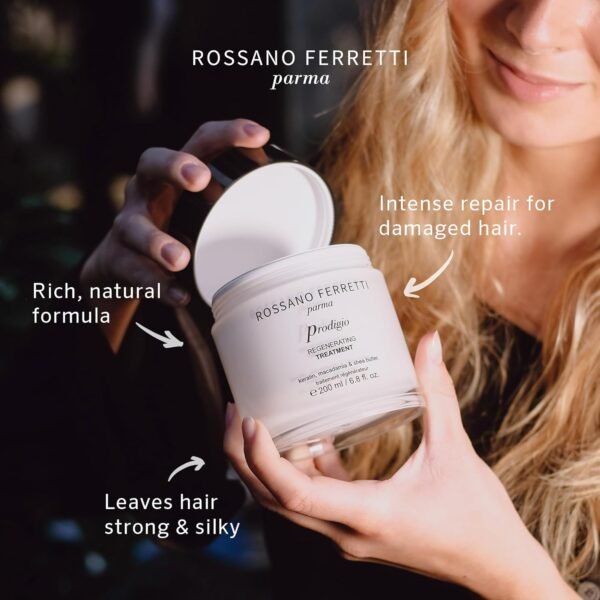 Prodigio Regenerating Treatment | Bond Building Keratin Mask for Intense Hair Repair, Hydration, Softness | Vegan, Luxury | 6.8 Fl Oz - Image 3