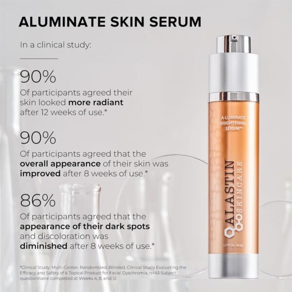 ALASTIN Skincare A-LUMINATE Face Serum (1.7 oz) | Anti-Aging Formula Helps Minimize Fine Lines & Wrinkles | Reduce Dark Spots, Uneven Tone, Hyperpigmentation - Image 5
