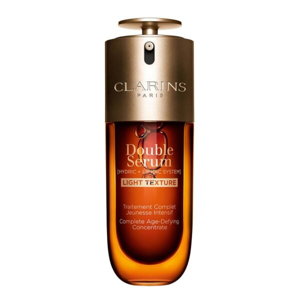 Clarins NEW Double Serum Light | Anti Aging Serum | Visibly Firms, Smoothes, Boosts Radiance and Refines Pores | 24H Hydration | Light Texture | Great for Combination to Oily Skin and Humid Climates - Image 2