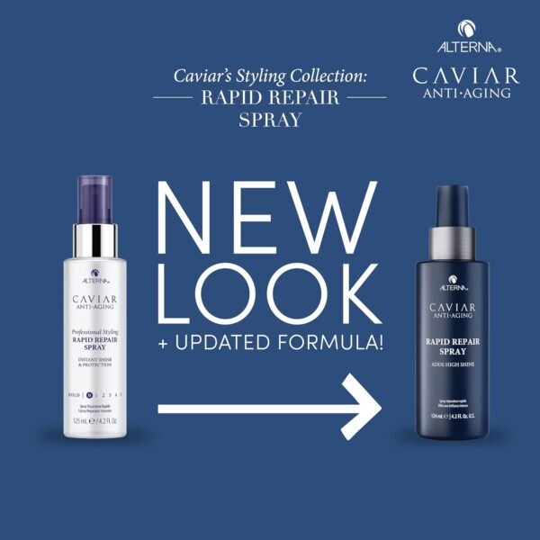 Alterna Haircare CAVIAR Anti-Aging Rapid Repair Spray 4.2 Fl Oz | Instant Shine and Humidity Protection Spray for Hair | Sulfate Free - Image 4