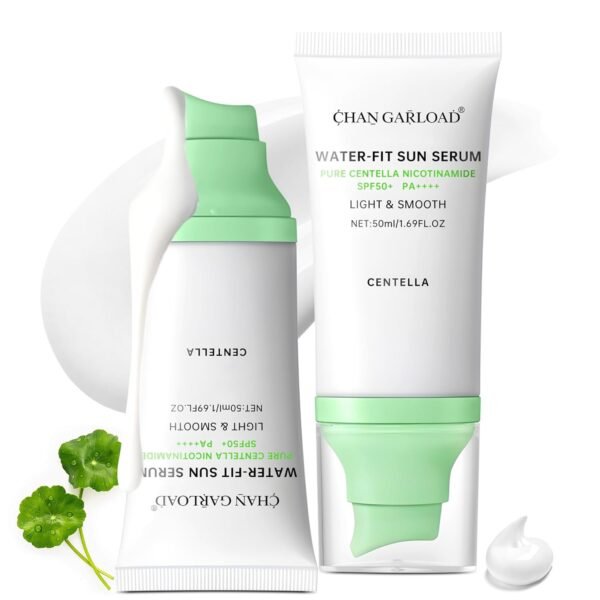 Tinted Sunscreen for Face & Body – Madagascar Centella SPF 50+, Mineral with Tinted Moisturizer, Hyaluronic Acid & Niacinamide, Lightweight Korean Skin Care Sunblock, 50ml - Image 2
