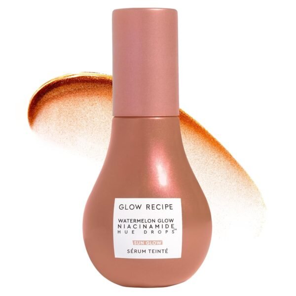Glow Recipe Hue Drops Tinted Face Serum - Bronzing Drops to Brighten & Hydrate - Skincare Makeup Primer & Liquid Highlighter to Blur Pores for a Radiant, Even Skin Tone - Sunglow (40ml) - Image 2