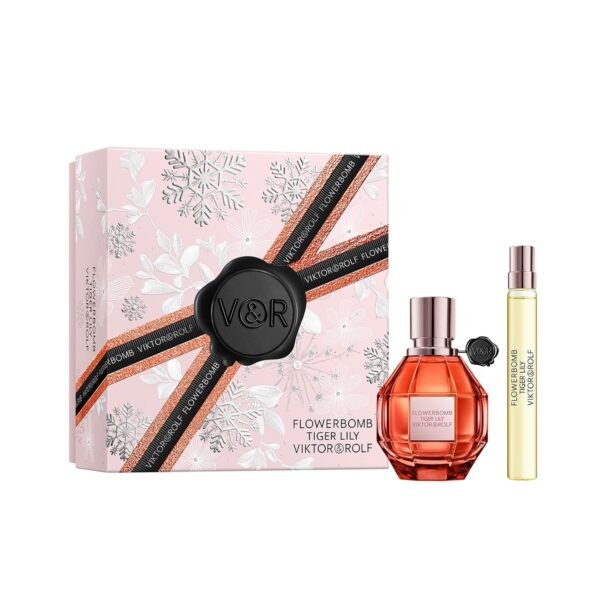 Viktor&Rolf - Tiger Lily Eau de Parfum - Women's Perfume Travel Holiday Gift Set - Floral, Ambery, & Fruity - With Notes of Coconut & Mango - Full Size, 1.7 Fl Oz & Travel Size, 0.3 Fl Oz - Image 2
