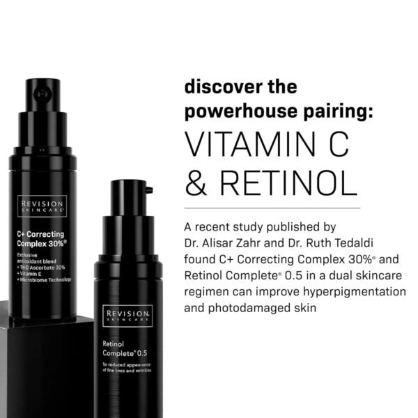Revision Skincare C+ Correcting Complex 30%® Face Serum – Anti-Aging Antioxidant Blend with Vitamin C, Reduces Fine Lines & Wrinkles, Brightens & Firms Skin, Safe for Sensitive Skin - Image 10