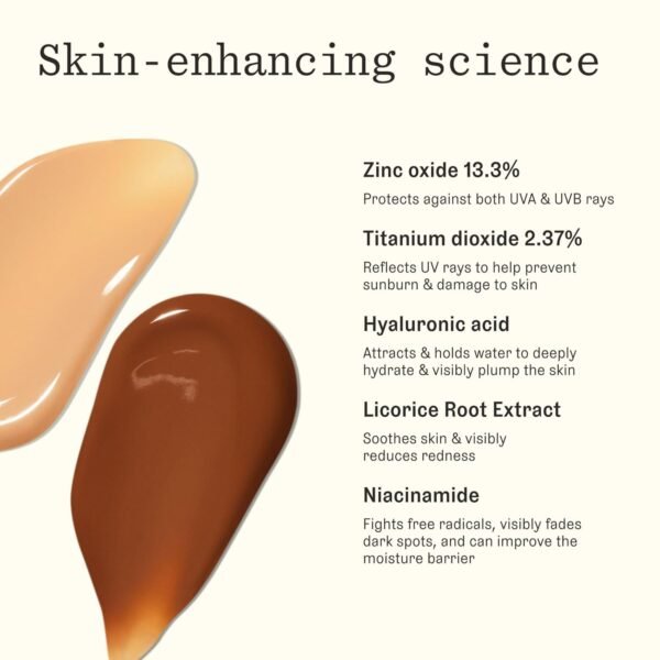SilkScreen Sheer Tinted SPF 50 Mineral Face Sunscreen, Anti-Aging Hydrating Serum, Visibly Smooths and Enhances Glow, Agency by Curology, Light-Medium - Image 7