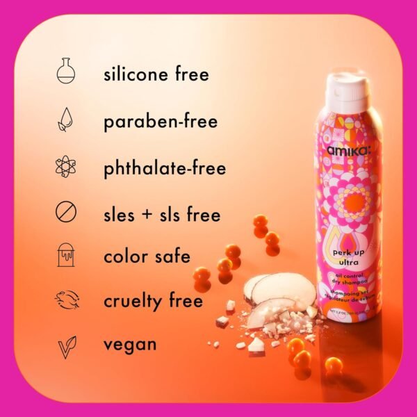 Amika Perk Up Ultra Oil Control Dry Shampoo - Image 10