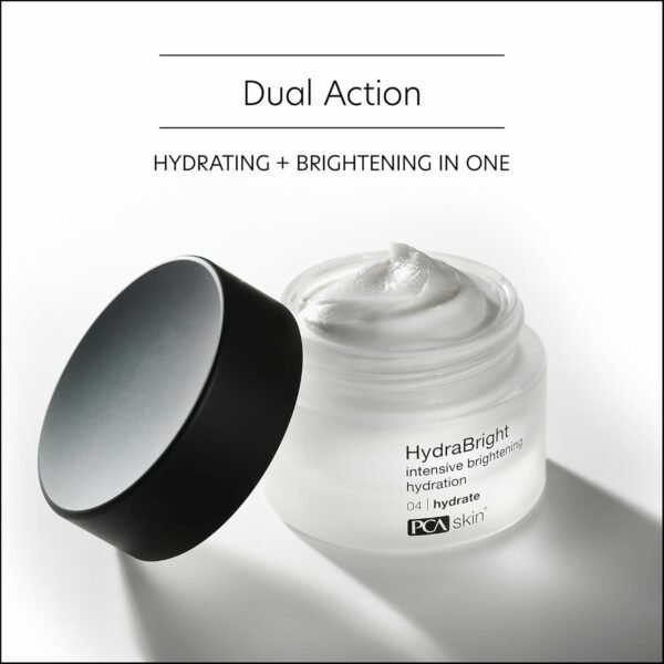 PCA SKIN HydraBright Moisturizer - Facial Skin Care Products, Hydrating Brightening Cream with Squalane, Niacinamide - 1.69 oz Jar - Image 4