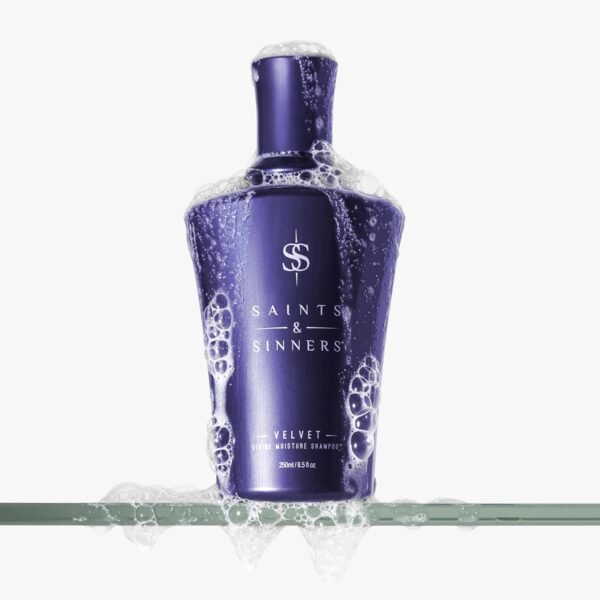 Saints & Sinners Velvet Divine Moisture Shampoo for Dry Damaged Colored Treated Hair - Repair Replenish Renew Add Shine - Image 6