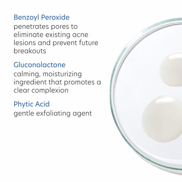 PCA SKIN 5% Benzoyl Peroxide Face Wash, Foaming Acne Facial Cleanser for Oily and Acne Prone Skin, Eliminates Existing Acne and Helps Prevent Future Breakouts, Cleanses and Calms, 7.0 Oz Bottle - Image 6