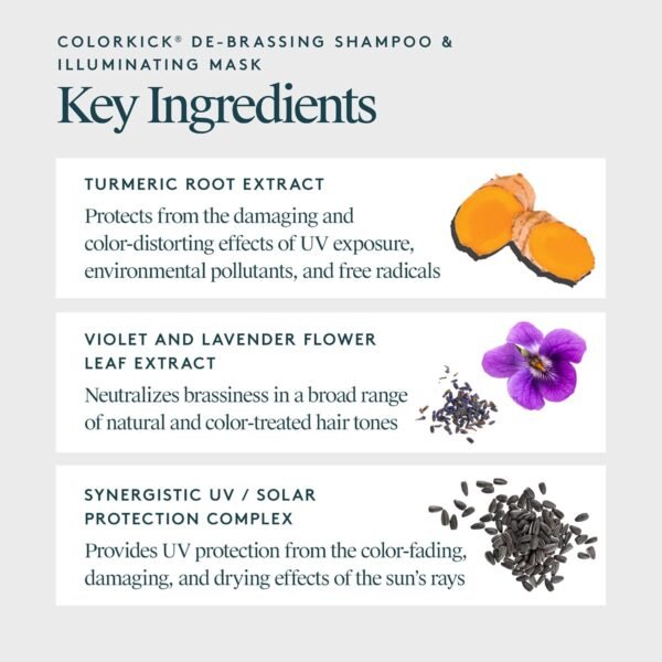 VIRTUE ColorKick Extended Vibrancy Bundle with Shampoo and Hair Mask, De-Brassing Natural Color Toner, Brightens and Revitalizes All Color-Treated Hair - Image 4