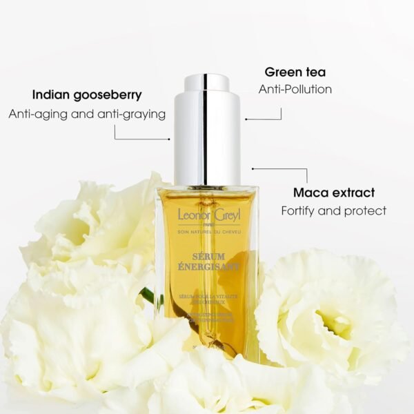 Energizing Natural Hair Growth Serum | Serum Energisant by Leonor Greyl | 99% Natural Ingredients, Rosemary and Tumeric, Vegan. 1.7 oz. Made in France. - Image 5