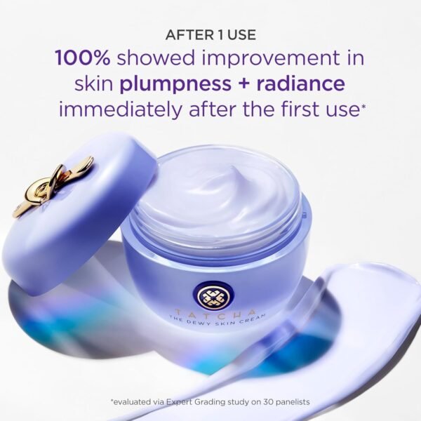 TATCHA The Dewy Skin Cream | Rich Face Cream to Hydrate, Plump and Protect Dry and Combo Skin | 10 ml / 0.34 oz - Image 4