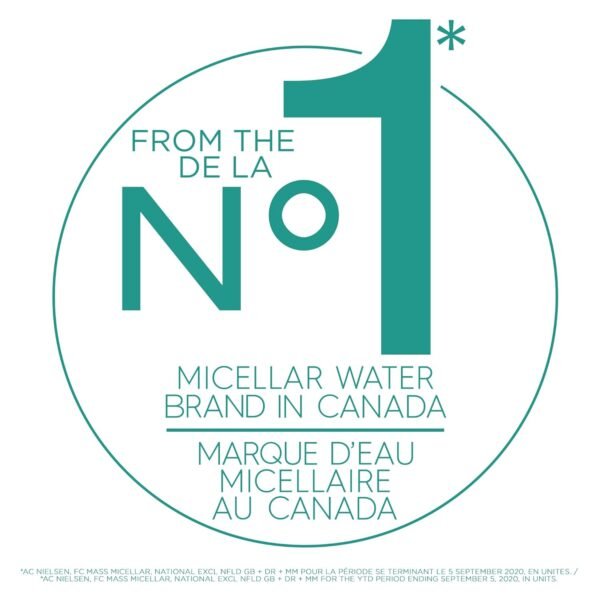 Garnier SkinActive Micellar Cleansing Water, For Waterproof Makeup, 3.4 Fl Oz - Image 4