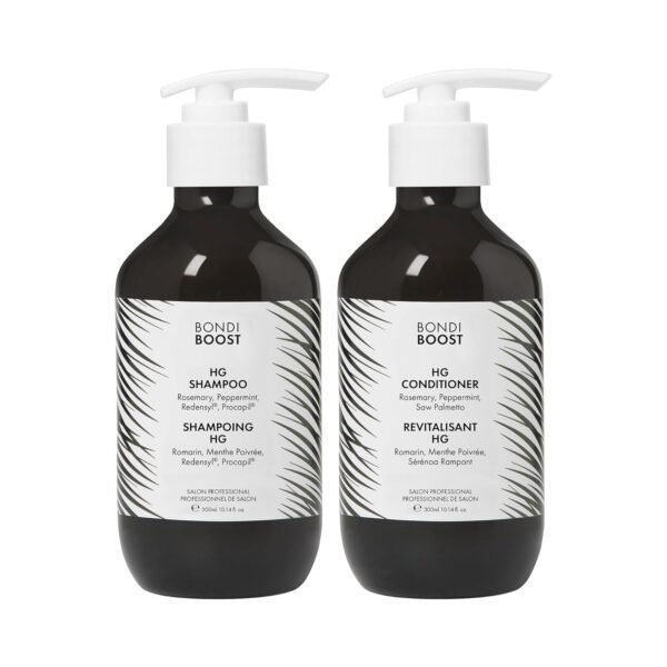 BondiBoost HG Anti-Thinning Shampoo Conditioner Set [10.14 fl oz each], Clinically Tested to Promote Fuller + Thicker-Looking Hair for Women & Men, Procapil, Redensyl & Rosemary Formula, Sulfate-Free - Image 2