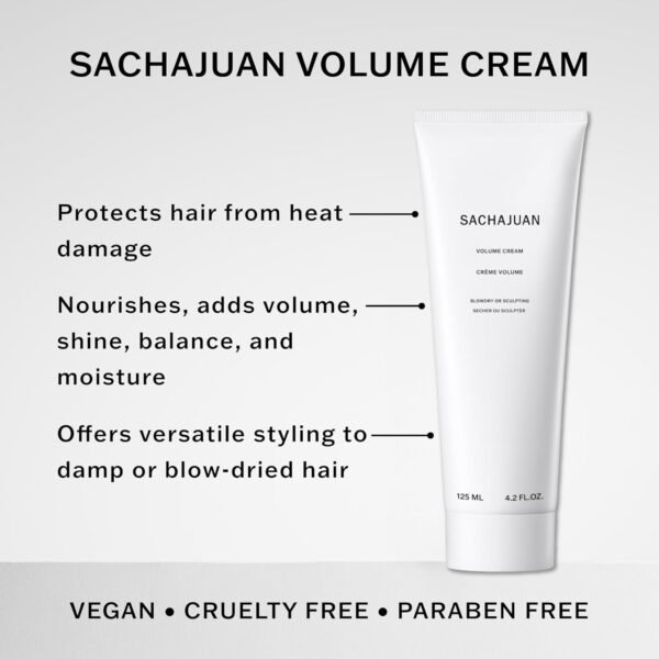 SachaJuan Volume Cream BlowDry or Sculpting 125 ml / 4.2 oz - Image 3