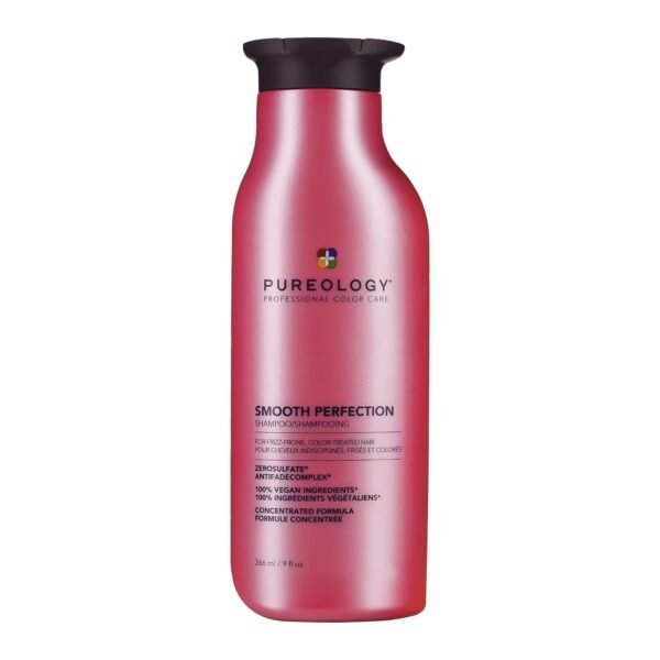 Pureology Smooth Perfection Shampoo - For Frizzy and Color-Treated Hair, Smooths Hair & Controls Frizz, Sulfate-Free & Vegan - Image 2