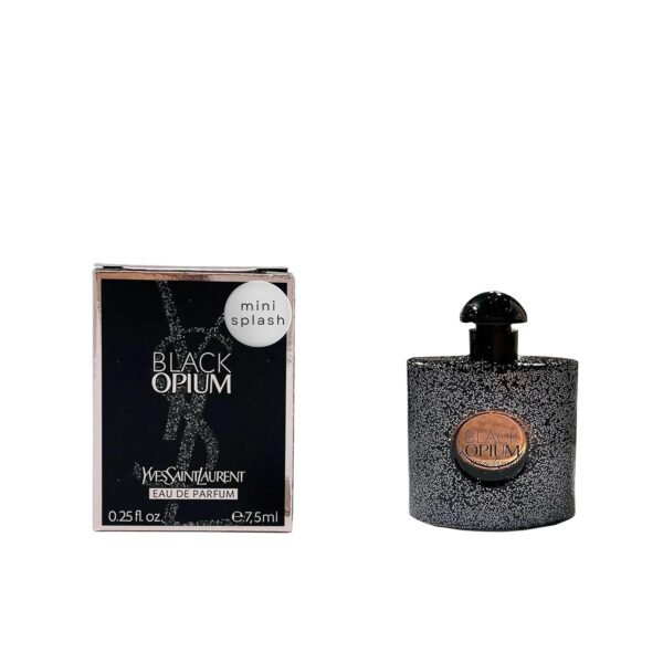 Yves Saint Laurent Black Opium Perfume for Women Mini EDP Splash 0.25 Ounce - Image 2