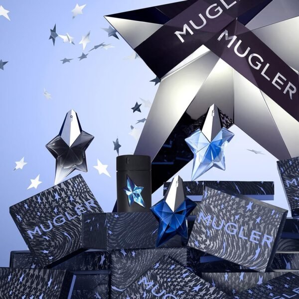 Mugler Angel Eau de Parfum - Women's Perfume Gift Set - Ambery & Woody - Fragrance, 1.6 Fl Oz, 1.6 Fl Oz Lotion, 1.6 Fl Oz Shower Gel, 0.33 Fl Oz Travel Size Perfume - Image 6
