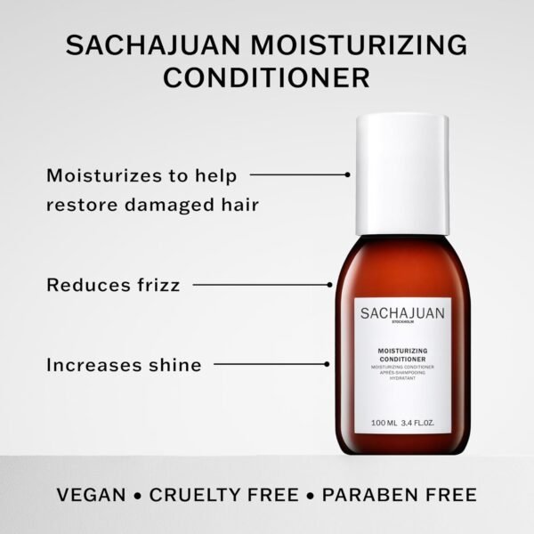 SACHAJUAN Moisturizing Conditioner, Repairs Damaged, Dry Bleached, Colored Hair, Moisture-Rich with Argan Oil - Image 3