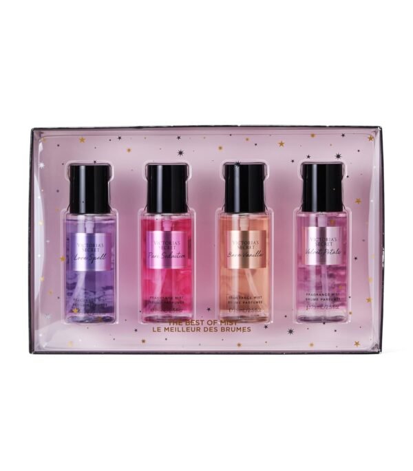 Victoria's Secret Fragrance Mist Collection 4 Piece Mini Gift Set, Assorted Scents - Image 2
