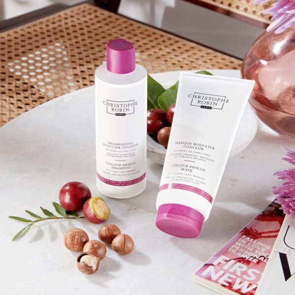Christophe Robin Color Shield Shampoo With Camu Camu Berries for Color-Treated Hair - Nourishing, Anti-fade 8.4 fl. oz - Image 6