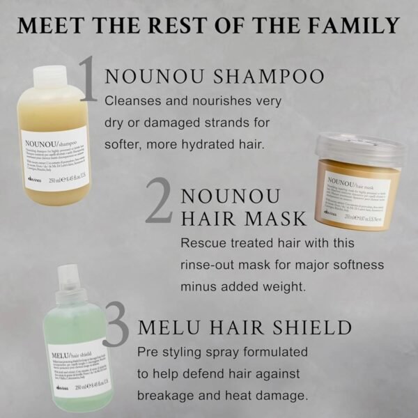 Davines NOUNOU Hydrating Deep Shampoo & Conditioner - Image 8