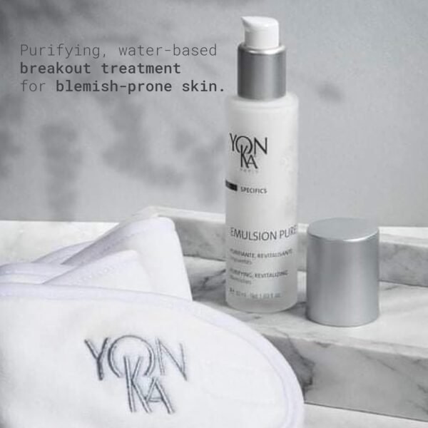 Yonka Specifics Emulsion Pure Purifiante & Regenerante, Purifying and Regenerating Emulsion (1.7 Ounce / 50 Milliliter) - Face Treatment for Acne-Prone Skin Types - Image 5