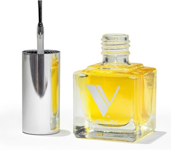 V Beauty Pure Cuticle Oil Nail Care - Natural Nail Oil Cuticle Softener Moisturizes & Conditions Cuticle Area & Nail Beds - Cuticle Care Nail Products for Manicure & Pedicure, 15ml - Image 2