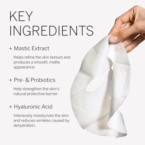 BABOR DOCTOR Hemp Fiber Balancing Face Mask, Spa Face Mask for Balancing Skin Tone Mask Sheet, Moisturizing Sheet Mask, Spa Day Essentials - Image 3