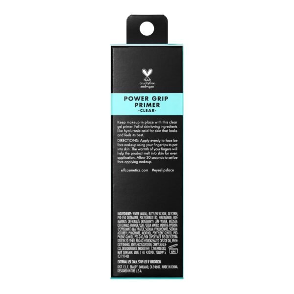 e.l.f. Power Grip Primer, Gel-Based & Hydrating Face Primer For Smoothing Skin & Gripping Makeup, Moisturizes & Primes, 0.811 Fl Oz (24 ml.) - Image 8