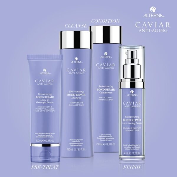 Alterna Caviar Anti-Aging Restructuring Bond Repair Leave In Hair Serum Treatments for Damaged Hair | Sulfate Free, Paraben Free - Image 7