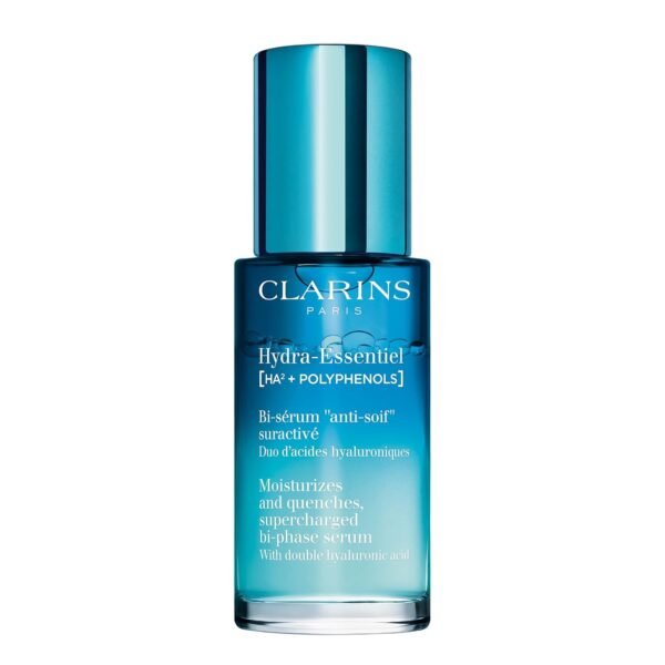 Clarins Hydra-Essentiel Bi-Phase Face Serum | Intense Hydrating Serum| 60 Seconds to Plumper Skin* | 24H Hydration* | Double Dose Of Hyaluronic Acid | Lightweight | All Skin Types | 1 Fl Ounce - Image 2