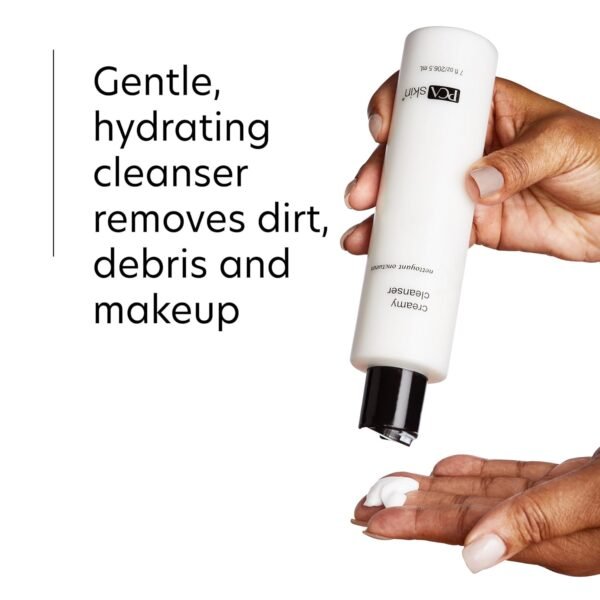 PCA SKIN Creamy Moisturizing Face Cleanser, Gentle Daily Face Wash for Dry and Sensitive Skin, Leaves Skin Feeling Soft and Smooth, Helps Remove Makeup, Dirt, and Impurities from Skin, 7.0 oz Bottle - Image 5