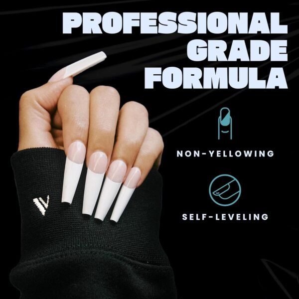 V Beauty Pure Monomer Acrylic Nail Liquid - Long-Lasting Nail Monomer Liquid for Smooth & Glossy Finish - Acrylic Nail Supplies for Nail Technicians, Salon & Manicures & Pedicures - 8 Oz - Image 4