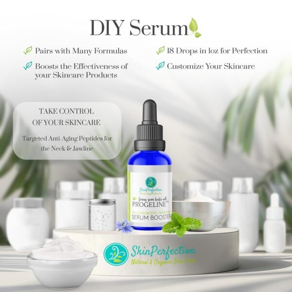 Skin Perfection Firming Serum Booster with Progeline Peptide Repair Serum Neck and Face Progeline Cream Upgrade Trifluoroacetyl Tripeptide-2 Anti-aging Diy .5 Fl Oz - Image 8