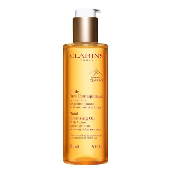 CLARINS Total Cleansing Oil | Removes Long-Wearing, Heavy and Waterproof Makeup and Pollutants | Preserves Skin's Microbiota | Easy Rinse | Safe For Use On Face, Eyes and Lips | Dermatologist Tested - Image 2