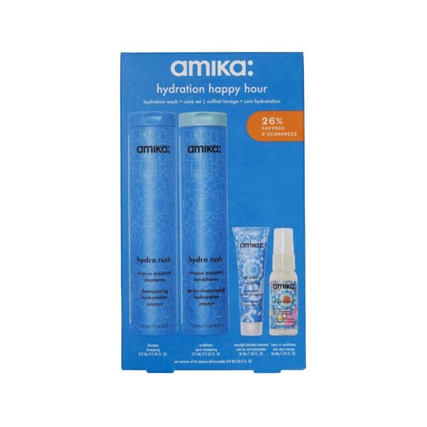 amika hydration happy hour wash + care set - Image 3