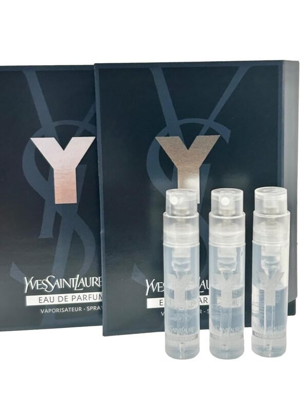 Yves Saint Laurent YSL Y Men EDP Sample Perfume EAU DE PARFUM Spray Trial Size Partially Filled Vials 1.2 ml / 0.04 fl oz (set of 3) - Image 3