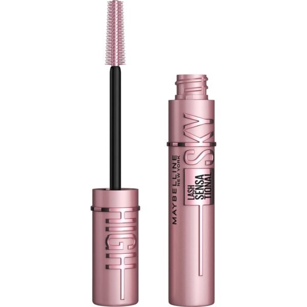 Maybelline Lash Sensational Sky High Washable Mascara Makeup, Volumizing, Lengthening, Defining, Curling, Multiplying, Buildable Formula, Very Black, 1 Count - Image 2